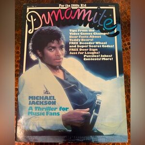 Vintage Dyamite Magazine - Michael Jackson Cover